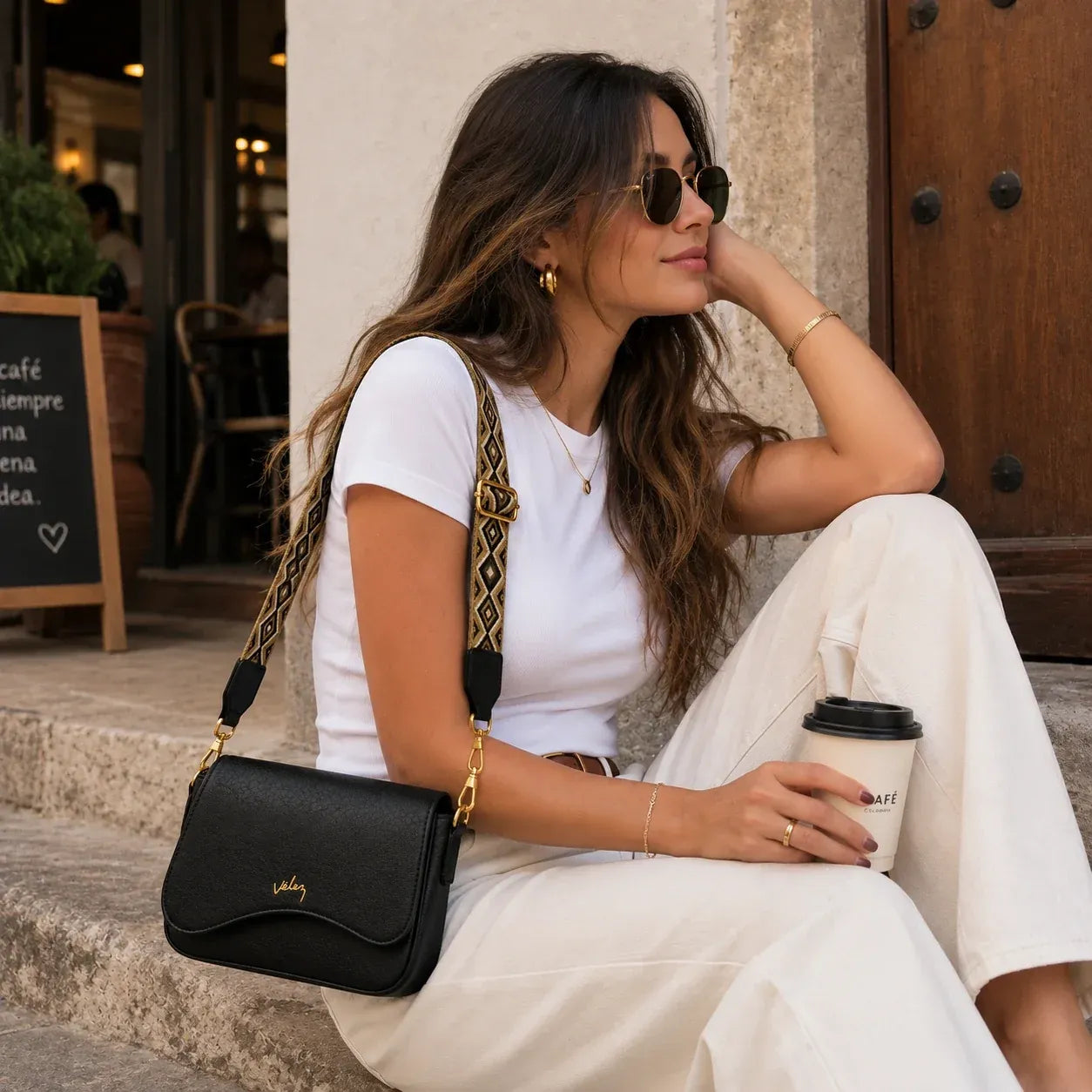 Bolso Carriel Vélez Duna de Cuero Premium - Precio Exclusivo De Lanziamiento🎁