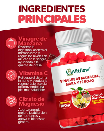 Combo Gomitas Vinagre De Manzana ✨🍎