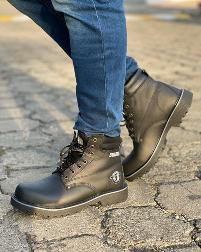 BOTA BRAHMA CLASICA CUERO + CAJA ⚜️