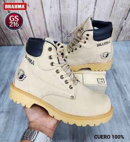 BOTA BRAHMA CLASICA CUERO + CAJA ⚜️
