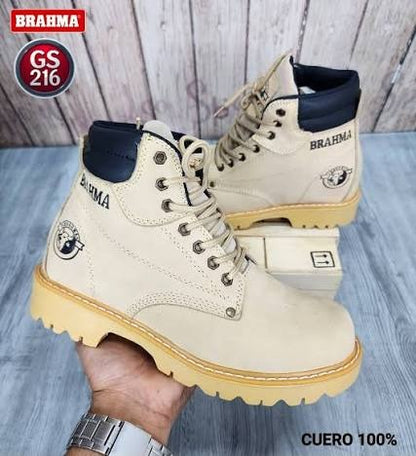 BOTA BRAHMA CLASICA CUERO + CAJA ⚜️
