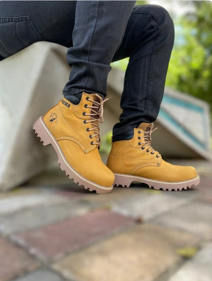 BOTA BRAHMA CLASICA CUERO + CAJA ⚜️